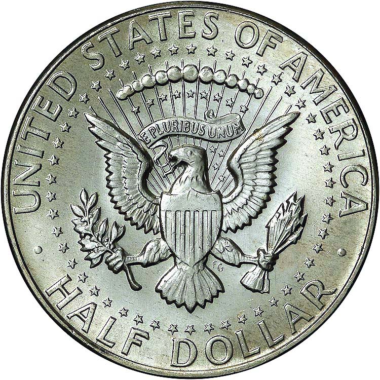 1967 50C MS Kennedy Half Dollars NGC